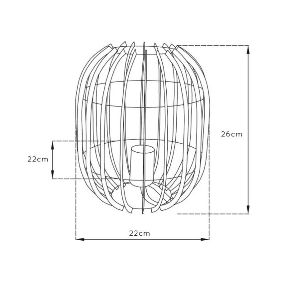 LC RODOS Black design Indoor table lamp